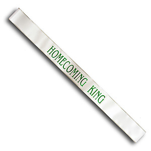 Custom sash with silver edge 72 inch