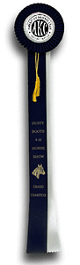 TR160GDRT 5.5 X 20 inches Pointer or Retriever Field Trial Rosette Ribbon 