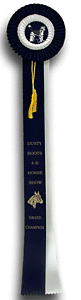 TR160FT2 Measures 5.5 X 28 inches Dog Show or Field Trial Rosette Ribbon 