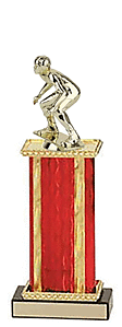 Male Wrestling Trophy, 8-18 inches tall.