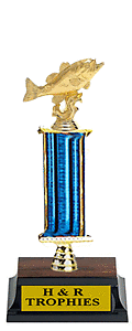 Bass Fishing Trophy heights of 10-18 inches