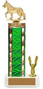  Alsatian Trophy 8 to 18 inches tall