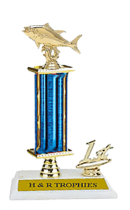 Tuna Fishing Trophies with riser and trim