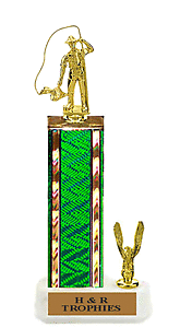 Angler Trophy with heights of 8-18 inches