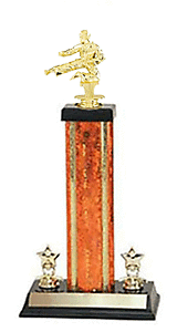S3-84165 Karate Trophy with double trim.