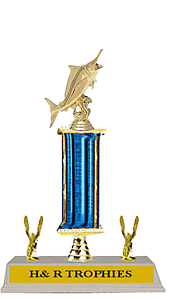 S3R Marlin Fishing Trophy heights of 10-18 inches