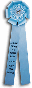 TR134FT2 Measures 6 X 18 inches Dog Show or Field Trial Rosette Ribbon 
