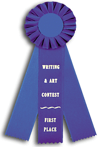 TR171HS3 Measures 3.5 X 10 inches Equestrian Rosette Ribbon 