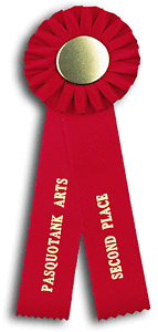 TR172  3.5 X 10 inches Beagle Field Trial Rosette Ribbon 