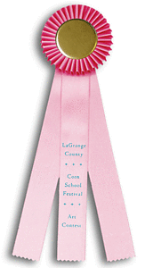 TR60  4 X 15 inches Pointer and Retriever Field Trial Rosette Ribbon 