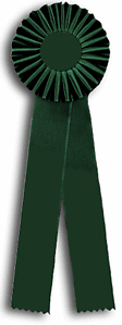 TR68HS2 Measures 4 X 13 inches Equestrian Rosette Ribbon 