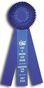 TR108HS3 7. X 19 inches Equestrian Rosette Ribbon 