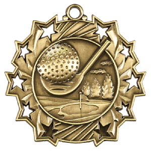TS406 Golf Medal