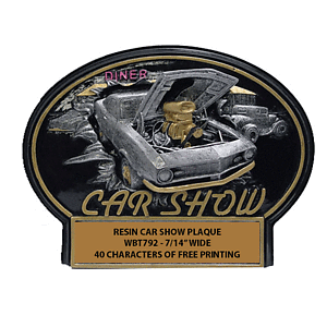 WBT792 Modified Car Show Plaques