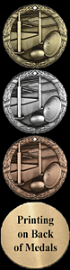 XL218TF Track Field Event Medals with 7/8