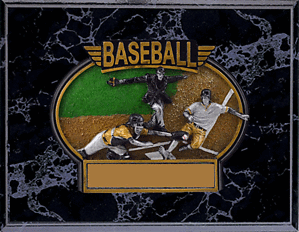 Check Out Our Volume Discounts on this Safe at Home Baseball Plaque