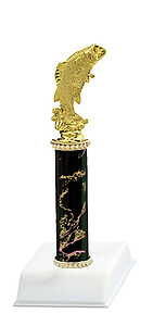 Bass Fishing Trophy heights of 8-18 inches
