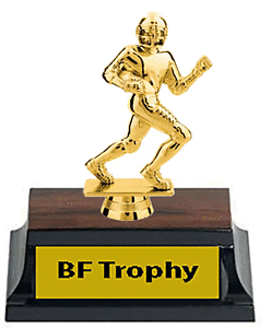 Running Back Youth Football Trophies