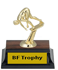 Female Swimming Trophy 5 1/2 inches tall