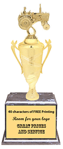 BM2813-368 Tractor Cup Trophy 23 inches tall