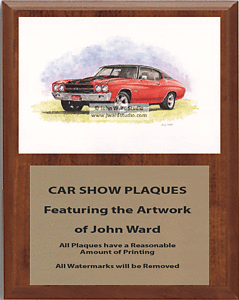 Chevelle Plaques cost less than you would think!