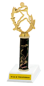 Quarterback Gonna Pass Football Trophies