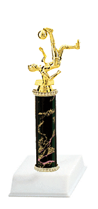 Boys' Bicycle Kick Soccer Trophy, R1 series- 8-18 inches tall