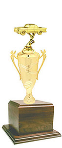GW2800 Classic Car Cup Trophies with 7 Size Options, Add Cup & Base Height to the Topper Height to Get Overall Height of Trophy