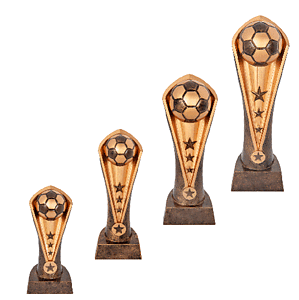 Cobra Resin Soccer Trophies 4 size options