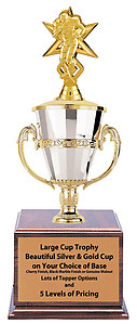 Large Cup Football Trophy