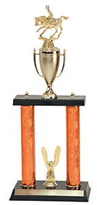 Two Post DPC Cutting Horse Trophy