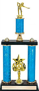 Billiard Double Post Trophy, 2PDS