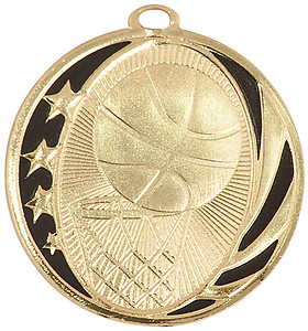 Star basketball medals 