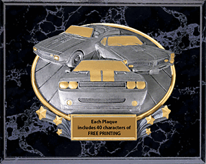  Muscle Car Plaque