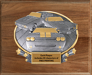  Muscle Car Plaque