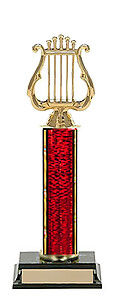 Music Lyre Trophy, 8-18 inches tall.
