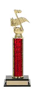 Music Note Trophy, 8-18 inches tall.
