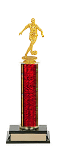 Female Soccer Trophies, R1 Style 8-18 inches tall