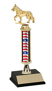 R1R Alsatian Dog Trophies 10 to 18 inches tall