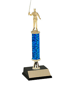 Bait Caster Trophy heights of 10-18 inches
