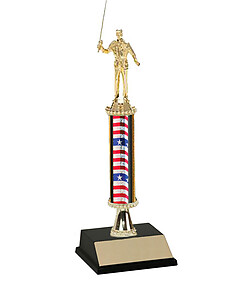 Bait Caster Trophy heights of 10-18 inches