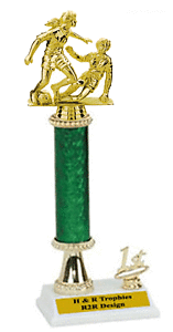 Female Soccer Trophies, R2R Style
