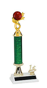 Gender Neutral Basketball Trophies, 10 to 18
