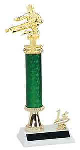 R2R-84165 Male Karate Trophies from 10 to 18 inches Tall