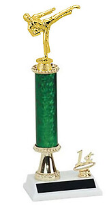 R2R-9410 Male Karate Trophies from 10 to 18 inches Tall