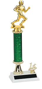 R2R Series Running Back Football Trophies with Side Trim
