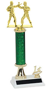 R2R-80955 Male Double Karate Trophies from 10 to 18 inches Tall