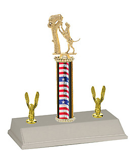 Coon Hunt Trophy with Double Trim