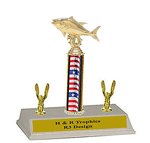Tuna Fishing Trophy with heights of 8-18 inches