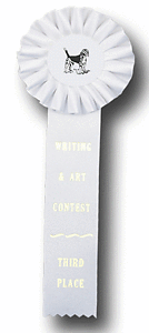 TR173 4 X 12 inches Beagle Field Trial Rosette Ribbon 